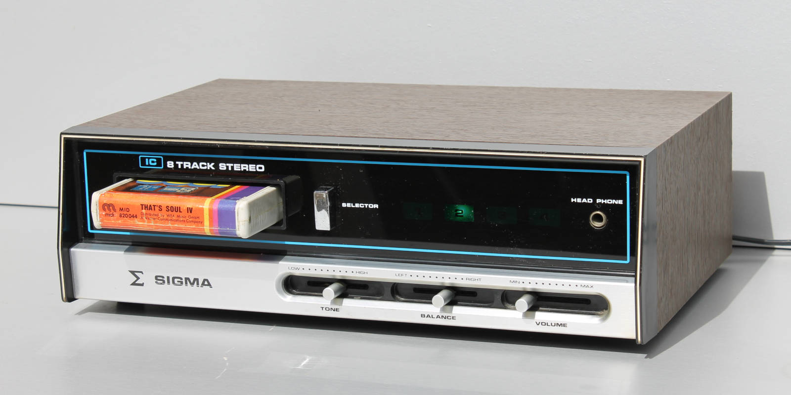 8-track-Kassetten-Abspieler mit Kassette