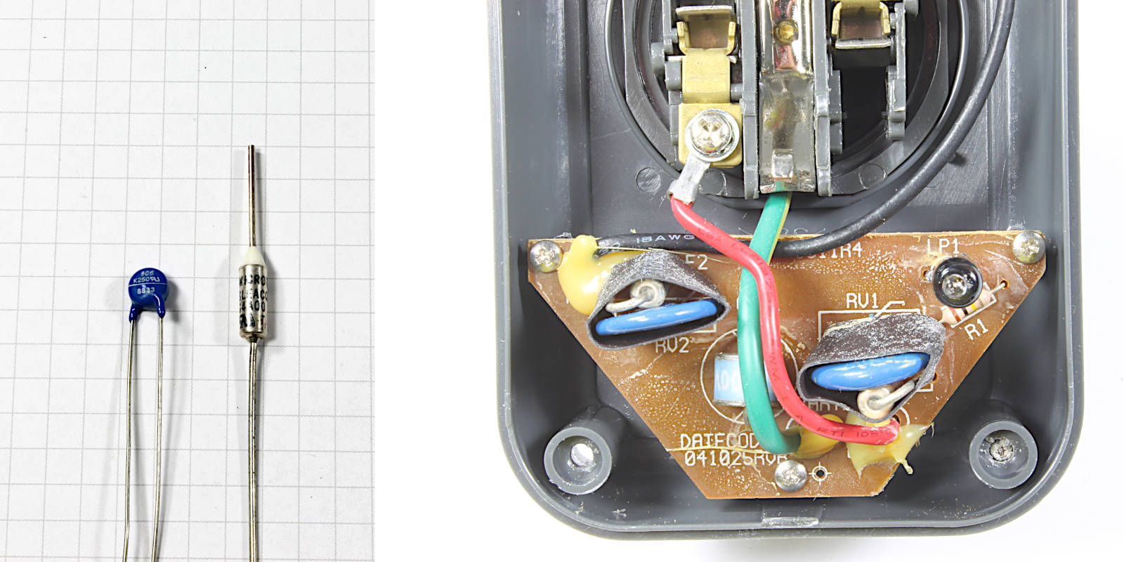 Thermisch VDR mit Thermo-Sicherung
