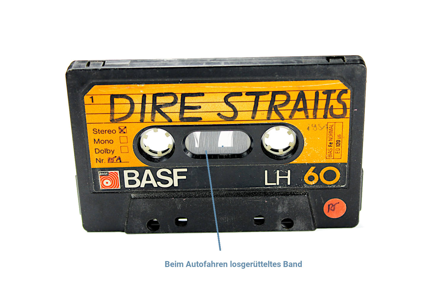 Kassette mit losem Band