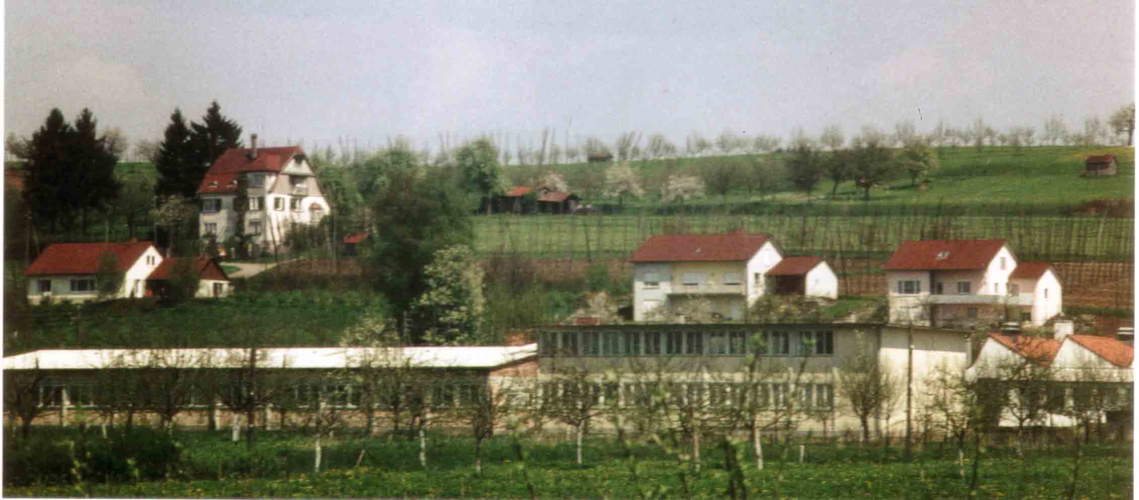 Firmengebäude PEK in den 1970er-Jahren