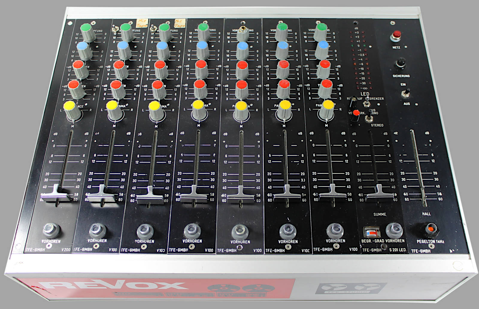 TFE Studiomischpult 1973 Regler