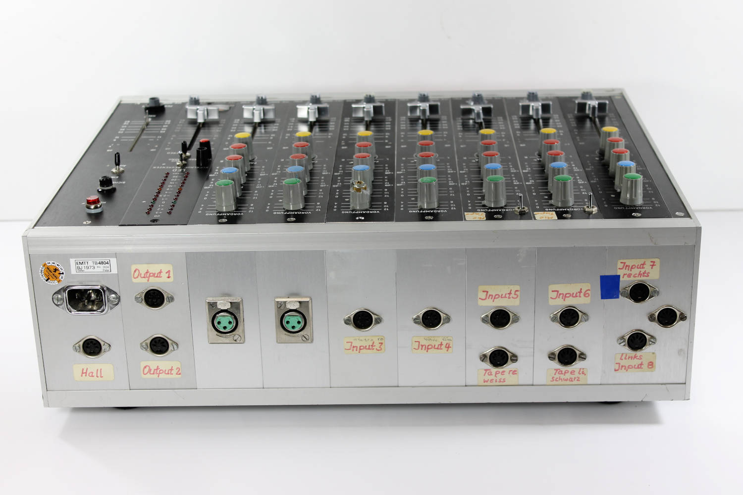TFE Studiomischpult 1973 Rückseite
