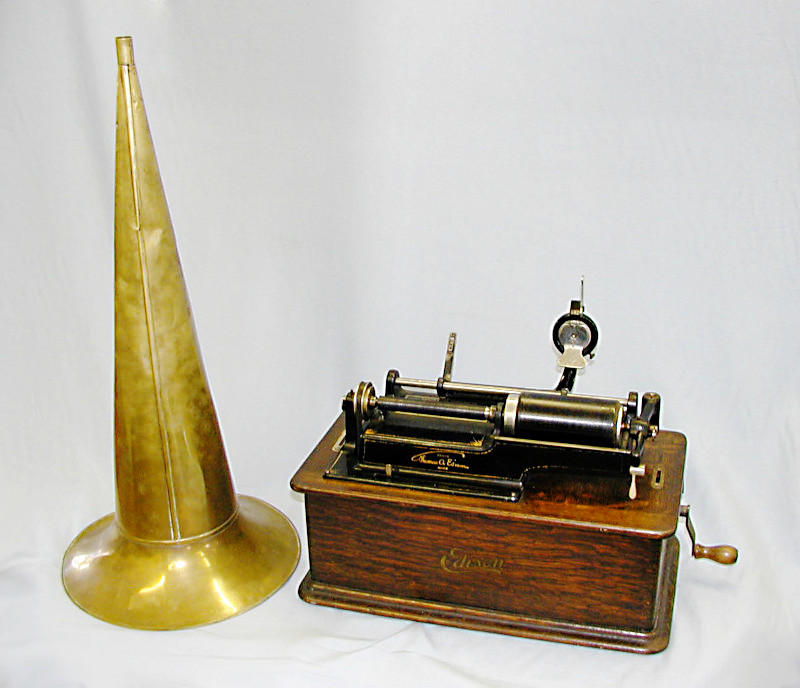 Foto Phonograph mit Trichter